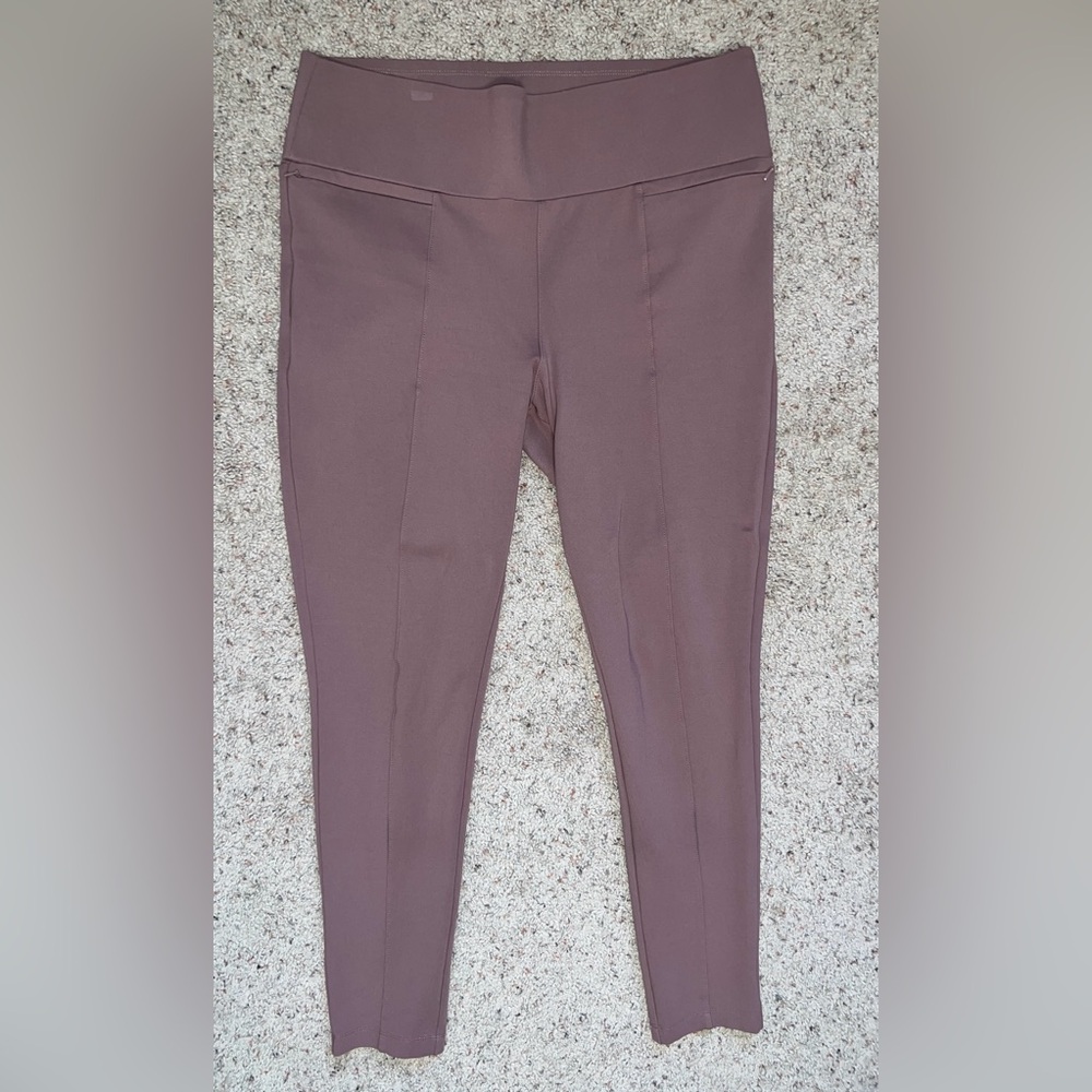 Betabrand Mauve Power Down Pant XL Tall
